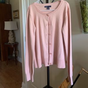 Gap Kids Ballet Pink Cardigan Sweater EUC Size 10